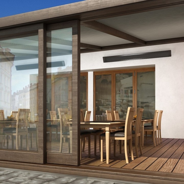 Terrace heater TH-Series painel radiante