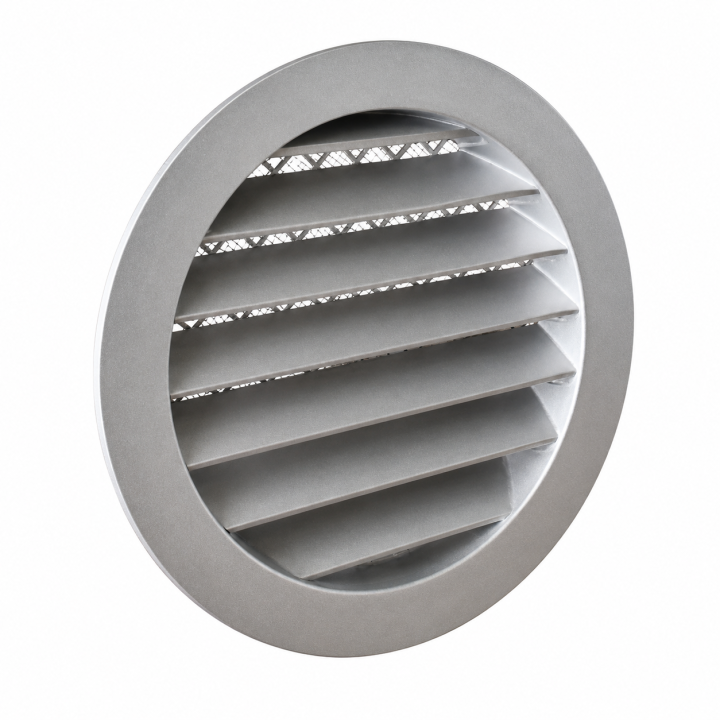 Grelha Alumínio para Exterior para sistemas de Ventilação